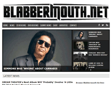 Tablet Screenshot of blabbermouth.net